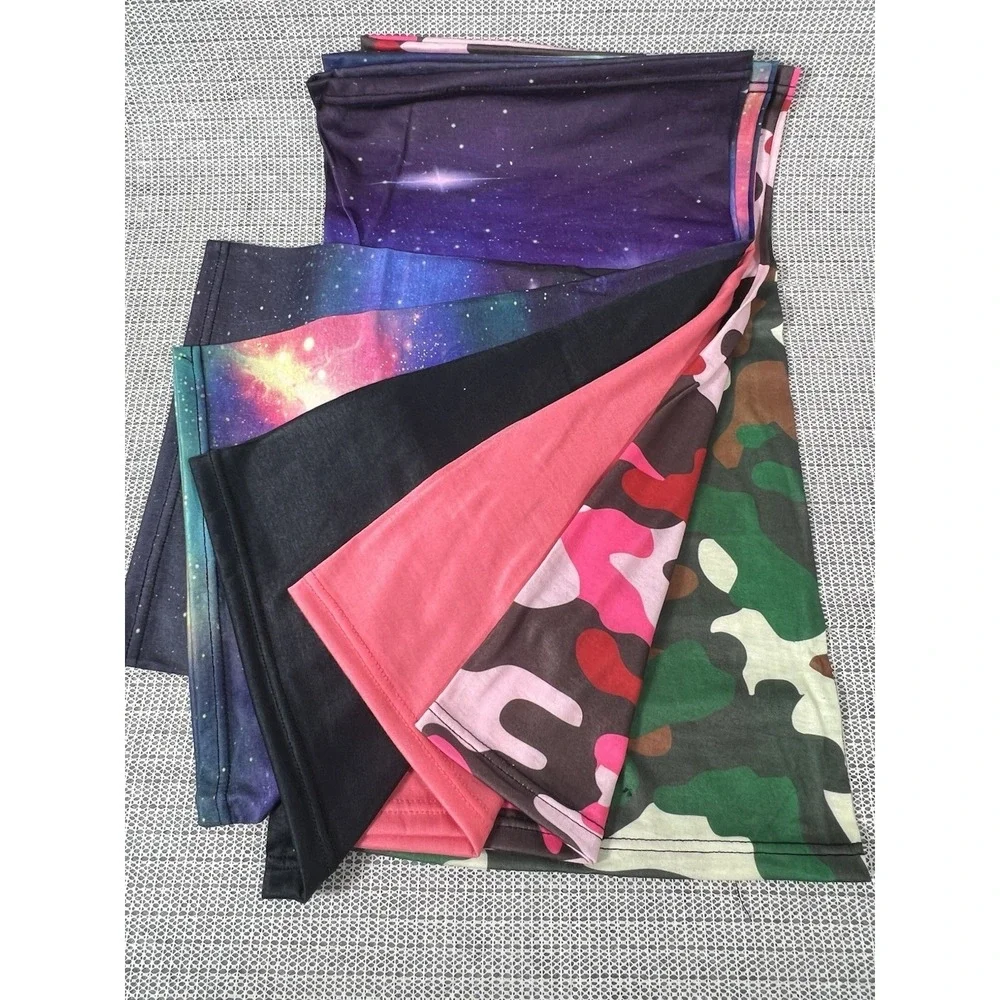Face Mask Elastic Bandana Covering Reusable Scarf Neck Stars One Size Fits All